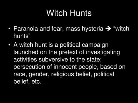 The Media's Role in the Witch Hunt of 2020: From Accusations to Headlines